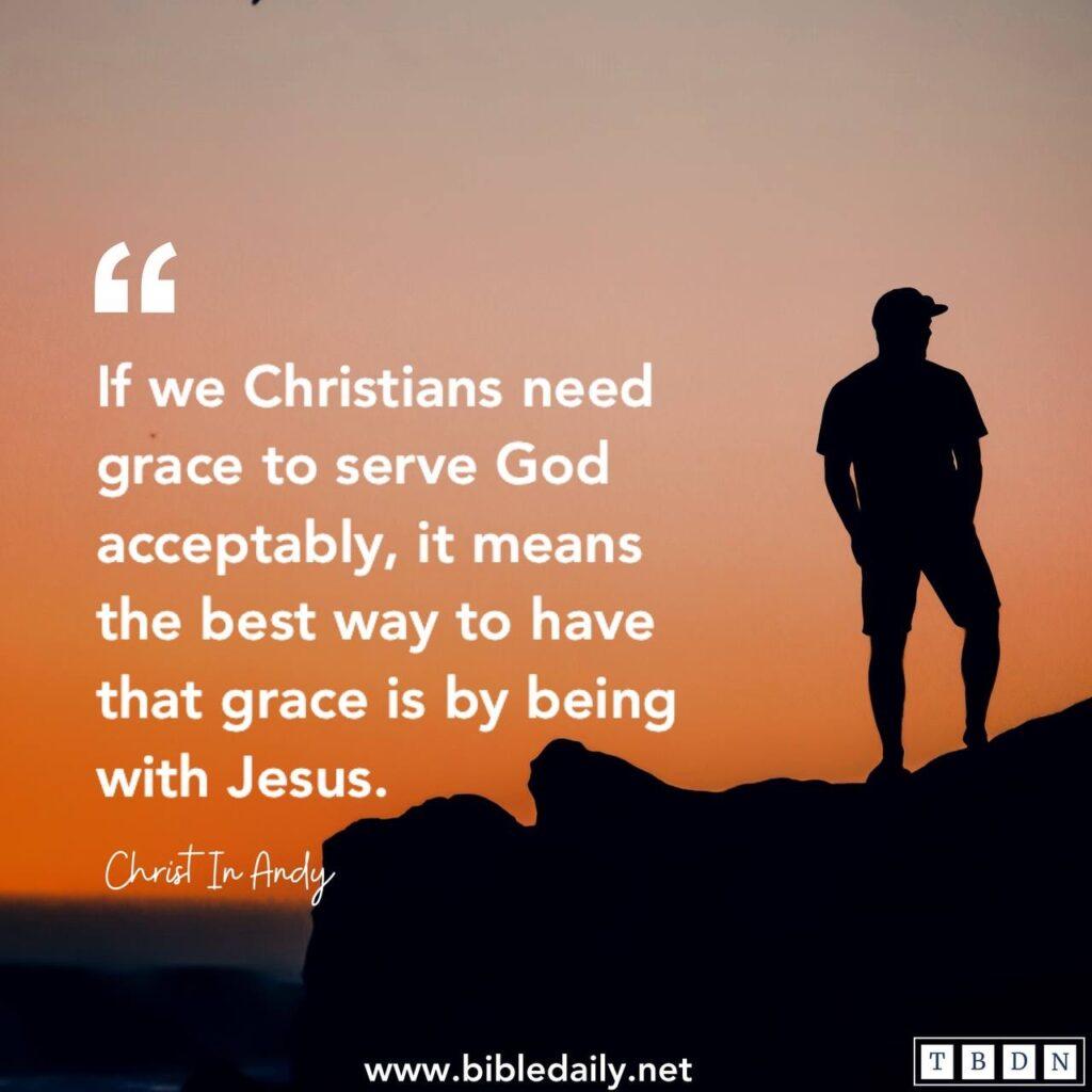 serve God acceptably