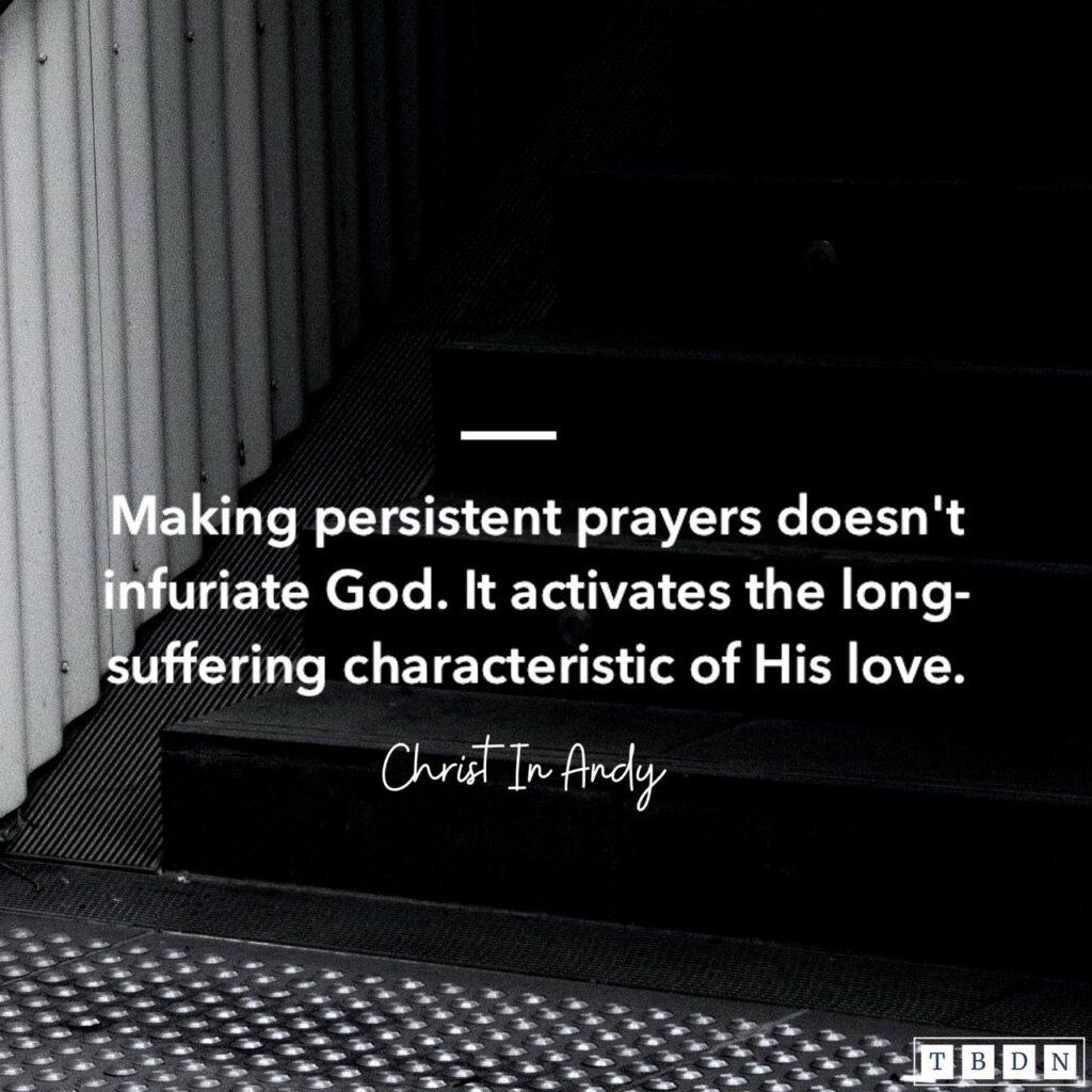 pray persistently