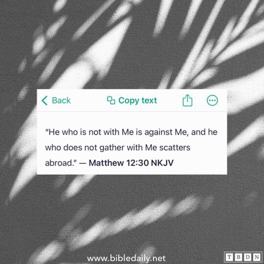 Devotional | Are you for or against Jesus
