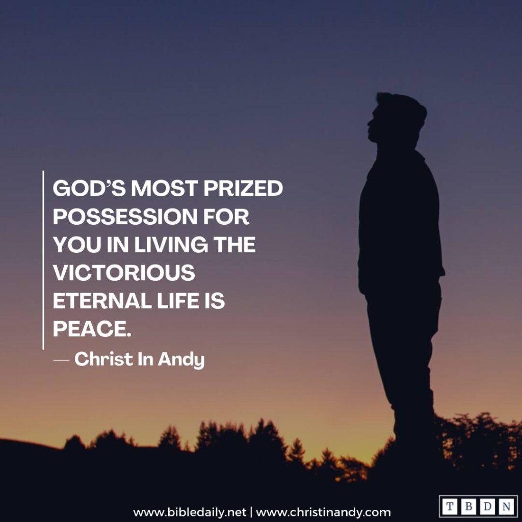 Devotional - The Peace of God Surpasses All Human Understanding