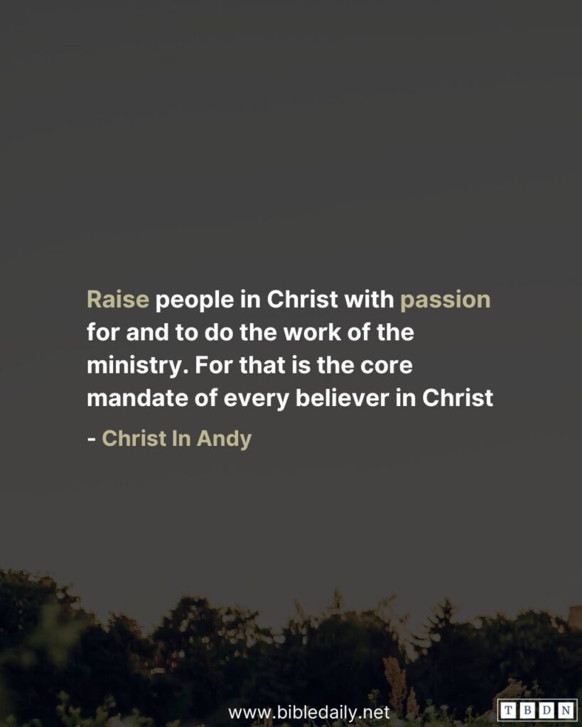 Devotional - Raise People In Christ