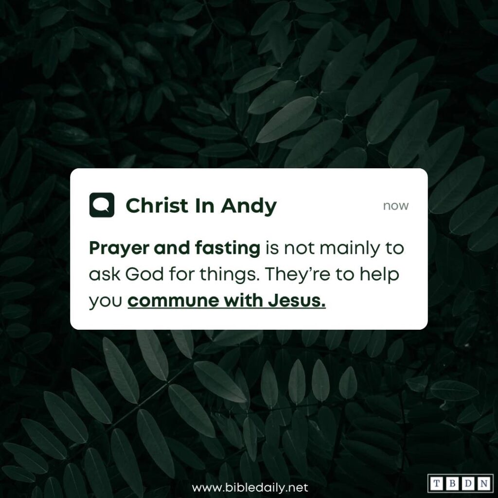 Devotional - Fasting Is A Necessity For The Child of God