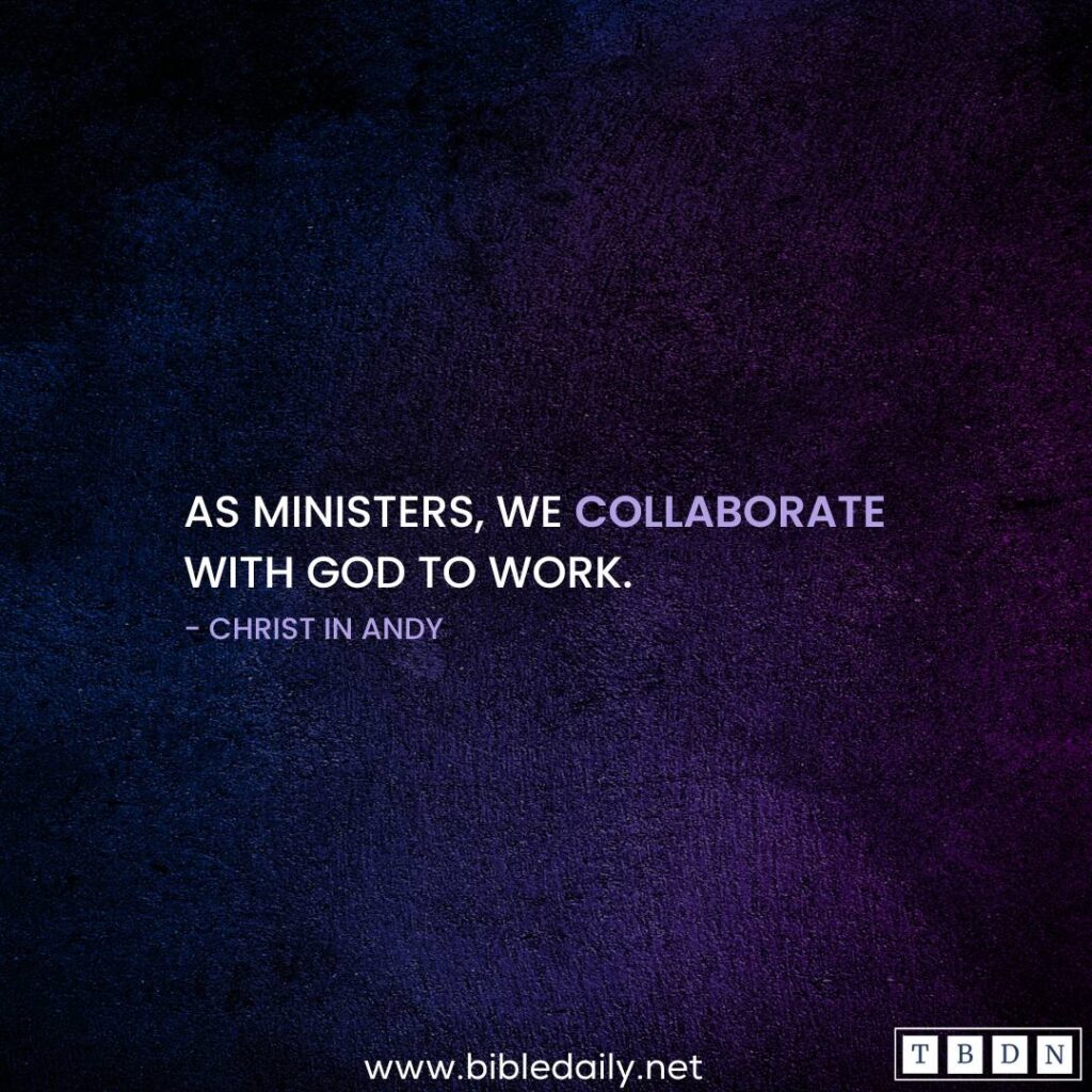 Devotional - We are God’s co-workers