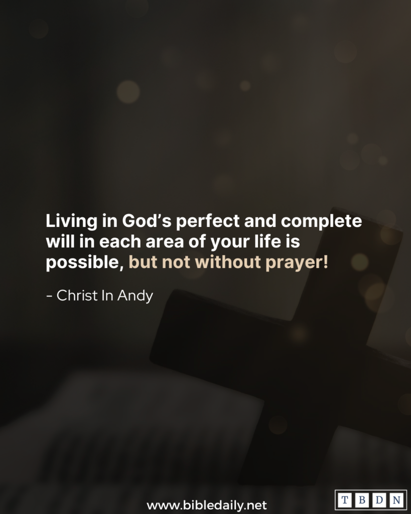 Devotional - Stand Perfect and Complete in All the Will of God.