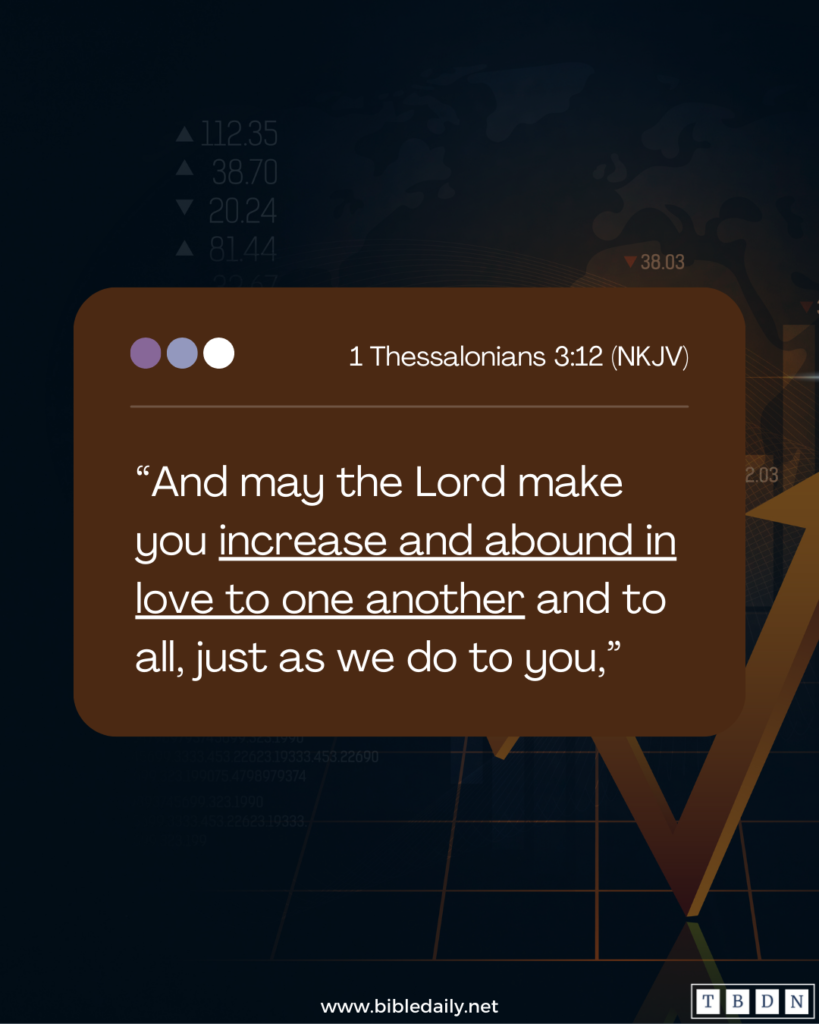 Devotional - Abound in Love Toward One Another